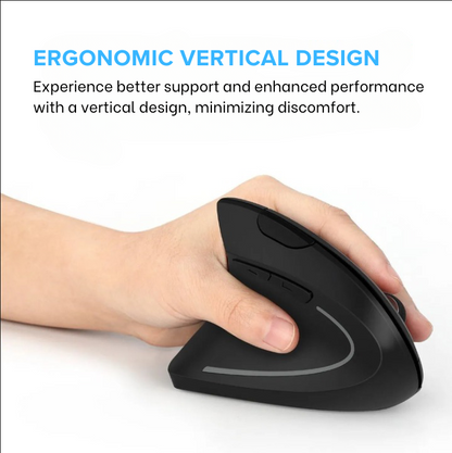 Ergonomic Vertical Wireless Mouse