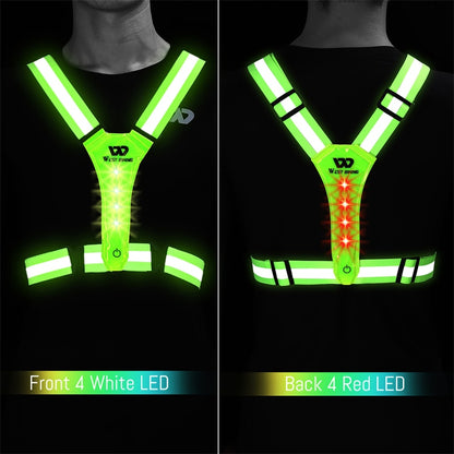 LED Reflective Vest - MarveX