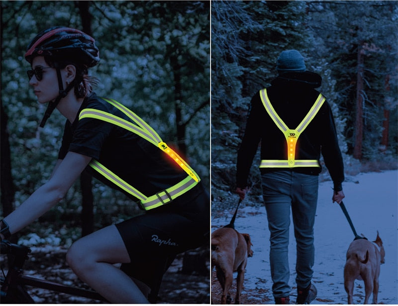 LED Reflective Vest - MarveX